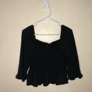 Square Neck Smocked Top